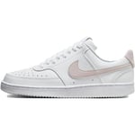 Nike Women's W Court Vision Lo Nn Low Top Shoes, White Platinum Violet, 4.5 UK