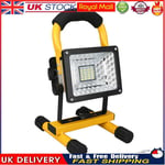 Portable 30W Reflector 24 LED Projector Rechargeable Work Flood Light Spotlight