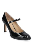 Camila Patent Leather Mary Jane Pump Shoes Heels Pumps Classic Black Lauren Ralph Lauren