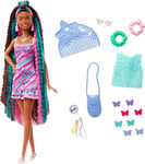 MATTEL - Barbie Totally Hair - Fantasy hair with accessories and butterflies ...