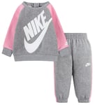 Nike Sweatset - Sweatshirt/Sweatpants - Dark Grey Heather/Rosa - 24 mån - Nike Sweatset