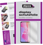 dipos I 2 x Clear Screen Protectors Compatible with TCL 10 5G Film Screen Protector (Deliberately Smaller than Glass as it is Curved)