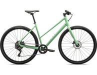Specialized Specialized Sirrus X 2.0 Step-Through | Hybridcykel | Lågt insteg | Gloss Oasis / Satin Reflective Smoke