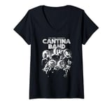 Womens Star Wars Mos Eisley Spaceport Cantina Band Portrait V-Neck T-Shirt