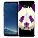 Caseink - Coque Housse Etui pour Samsung Galaxy S8 (G950) [Crystal Gel HD Polygon Series Animal - Souple - Ultra Fin - Imprimé en France] Panda