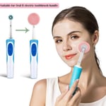 1pcs Electric Toothbrush Replacement Facial Cleansing Brush Head Blue