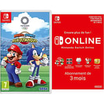 Mario & Sonic at The Olympic Games Tokyo 2020 & Switch Online - Abonnement 3 Mois | Code de téléchargement (Switch)