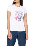 Harley Quinn WOQUINOTS098 T-Shirt, Blanc, L Femme