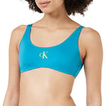 Calvin Klein Women's Bralette-Rp KW0KW01971, Blue (Clear Turquoise), M