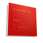 Qlocktwo - Qlocktwo Large Stainless Steel Red Pepper, NO