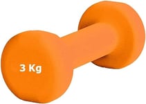 G5 HT SPORT Neoprene Dumbbells for Gym and Home Gym, Non-Slip 0.5 to 6 kg, Pair or Single (1 x 3 kg)