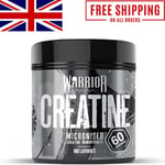 Warrior Creatine Monohydrate Powder 300g 100% Pure Micronized 60 Servings *