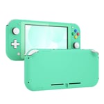 eXtremeRate Soft Touch Mint Green DIY Replacement Shell for Nintendo Switch Lite, NSL Handheld Controller Housing w/Screen Protector, Custom Case Cover for Nintendo Switch Lite