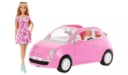 Barbie - Fiat Car Vehicles and Doll (HRG59)