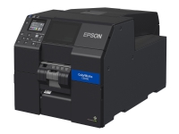 Epson ColorWorks CW-C6000Ae - Etikettskriver - farge - ink-jet - Rull (11,2 cm) - 1200 x 1200 dpi - inntil 119 mm/sek (mono) / inntil 119 mm/sek (farge) - USB 2.0, LAN, USB 2.0 vert - kutter