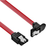 InLine 27303W 0.3m Rouge câble SATA - câbles SATA