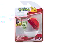 Pokemon Clip N Go Sprigatito With Repeat Ball