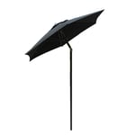 PARASOL WYZQQ 1.6M (5ft) Small Mini Outdoor, Patio Umbrella, Table Umbrella With Crank, Tilt Adjustment Function, Black, For Garden, Backyard, Swimming Pool