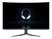 32" Dell Alienware AW3225QF, Curved OLED 2560x1440, 0.03 ms, 240Hz G-Sync, 1700R, HDR400, höjdjusterbar, 2xHDMI/DP, USB-hubb