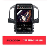 Nav Sat Nav 2 Din Android Car Stereo 13.6 Inch Head Unit Car Radio - Applicable for Chevrolet Captiva 2013-2017, Player Wifi Mirror Link DAB DAB FM AM