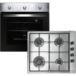Candy Multifunction Electric Oven & Gas Hob Pack Stainless steel