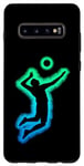 Coque pour Galaxy S10+ Volley-ball Volleyball Enfant Homme
