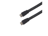Sinox One HDMI™ Flat slim kabel. 3m. Sort