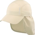 Salomon Cross+ Unisex Cap, Trail Running, Hiking Ideal in the Sun, Lightweight, and Breathability, White pepper, One Size