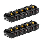 Makita BL1860B 18v 6Ah Battery Ten Pack (10x6Ah)