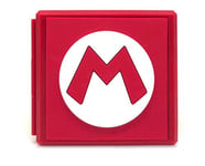 【Nom du magasin: WISETONY®】Boîtes de rangement avec 12 poches pour jeux Nintendo Switch - Rouge Mario