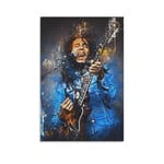 chengyin Bob Singer MarleyS Guitar Rapper Poster Decorative Painting Canvas Wall Art Living Room Posters Bedroom Painting 20×30inchs(50×75cm)