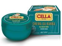 Shaving Cream CELLA Organic With Aloe Vera 150ml Made IN Italy Crema Da Barba
