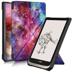 TTVie Case for PocketBook InkPad 3 / InkPad 3 Pro/InkPad Color - Smart Protective Folio Cover with Auto Wake/Sleep Function for PocketBook InkPad 3 / InkPad 3 Pro/InkPad Color, Milky Way