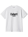 Carhartt WIP Spree Half Tone Tee - White/Black Size: Small, Colour: White/Black