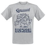 Super Mario Mens Bowser Rawr T-Shirt - XL
