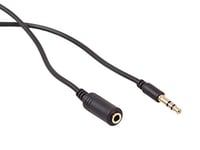 Maclean MCTV-823 Cable Jack 3.5mm 15m mâle-Femelle Plug-Socket pour pour iPhone, iPad ou Smartphones, Tablettes, Casque (15m)