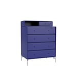 Montana - Keep Chest Of Drawers - Monarch / Matt Chrome Legs