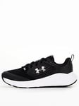 UNDER ARMOUR Mens Training Charged Commit Trainers - Black/White, Black/White, Size 9, Men
