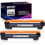 2 × Cartouche Toner Compatible Brother TN1050 pour Brother MFC-1910W MFC-1810