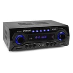Fenton AV460 karaokeförstärkare med Bluetooth, mp3-spelare, eko och equalizer, Karaokeförstärkare med 12V och 230V