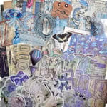 100-pack Vintage Scrapbooking-tillbehör Estetiska klistermärken för Bullet Journal, Planners, DIY-pappersklistermärken, hantverkskit