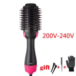 Hot Air Brush Hair Curler Sèche-cheveux 2 En 1 Peigne 360 ​​Rotation Multifonction Cheveux Straightner