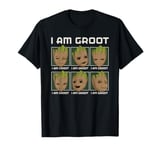 Marvel I Am Groot Guardians of the Galaxy Moods of Groot T-Shirt