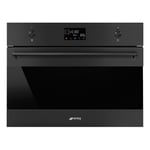 Smeg 45cm Combi Oven Classic - Black