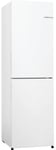 Series 2, Free-standing fridge-freezer with freezer at bottom, 182.4 x 55 cm, White, KGN27NWEAG