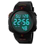 Sportklockor för män LED Watch RÖD Red