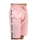 Moschino Mens Tape Shorts in Pink Cotton - Size Small