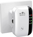 WiFi Extender Signal Booster Up to 4000sq.ft and 44 Devices, WiFi Range Extender, Wireless Internet Repeater, Long Range Amplifier with Ethernet Port, 1-Tap Setup, Access Point, Alexa Compatible