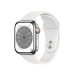 Apple Watch Series 8 41mm Silver Stainless Steel Case GPS + Cellular