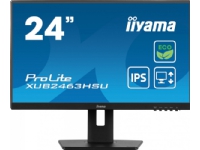 IIYAMA XUB2463HSU-B1 23.8inch ETE IPS EyeComfort/EyeSafe 2.0 FHD 100Hz 250cd/m2 3ms Speakers HDMI DP 2xUSB 3.2 15cm Heigt Adj.